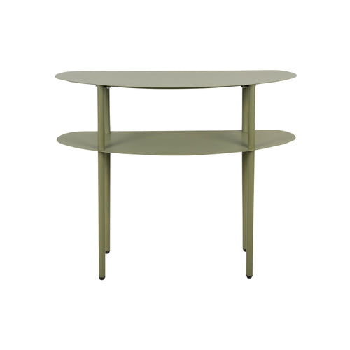 Leitmotiv side table Riqueza - groen - 90x28x72.5cm
