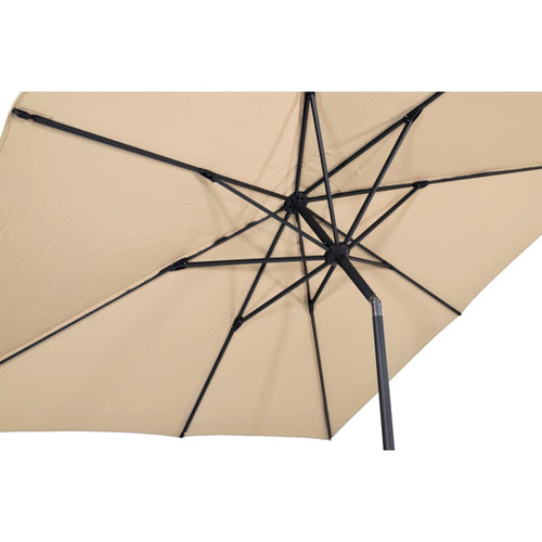Lesli Living push-up parasol Libra - beige - 250x250cm
