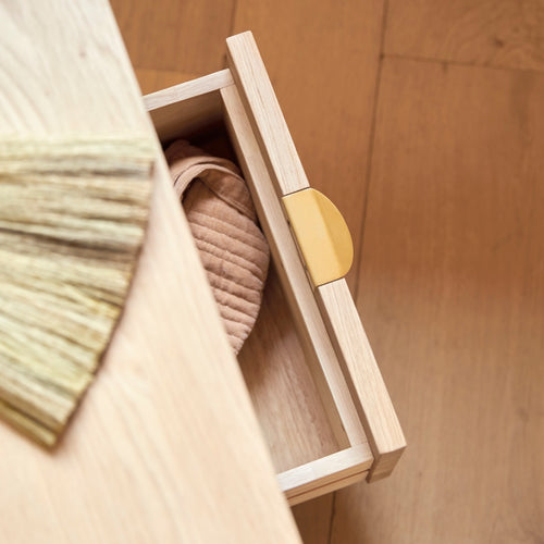 Tikamoon Massief eiken nachtkastje - Naturel - vtwonen shop