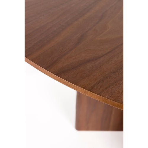 Housecraft Living Laurent Eettafel Rond 120 cm Hout Walnoot kleurig Bruin - vtwonen shop