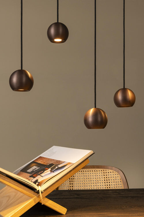 Lucide hanglamp MONTANA - Geïntegreerde LED - Koffie - vtwonen shop