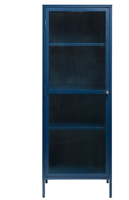 Rebellenclub Vitrinekast Omeo - 160 x 58 cm - Blauw - vtwonen shop
