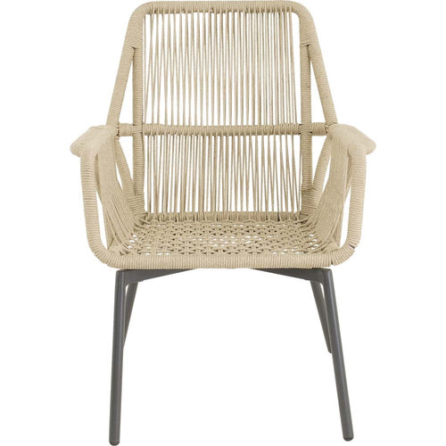Lesli Living bistrostoel Silas - beige - 64x69x92cm - set van 4