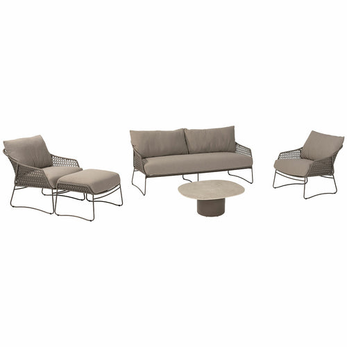 4 Seasons loungeset Moretti bruin 6-delig - vtwonen shop