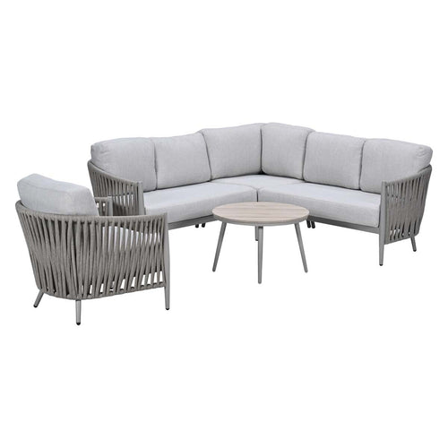Garden Impressions Loungeset Devin hoek 6-delig - Lucas loungetafels
