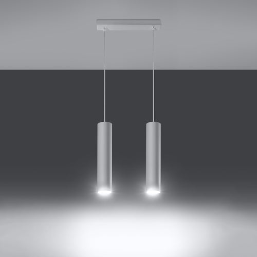 Sollux Lighting Hanglamp LAGOS 2 wit - 30x6x90cm