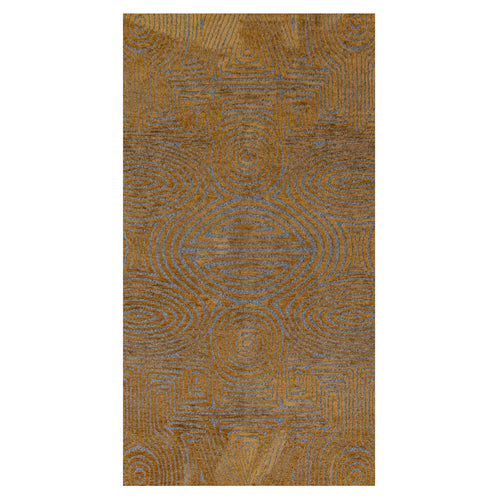 Lola&Moi vloerkleed Gold Stone - goud -80x150cm - vtwonen shop