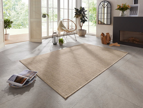 Flatweave In- & Outdoor carpet Dreux natural-brown in Handmade-Look 160x230 cm - vtwonen shop