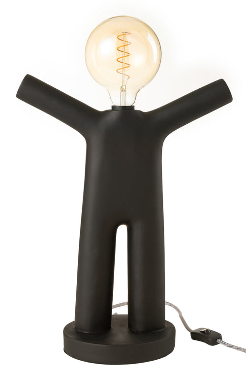 J-Line lamp P'tit Maurice - polyresin - zwart - vtwonen shop