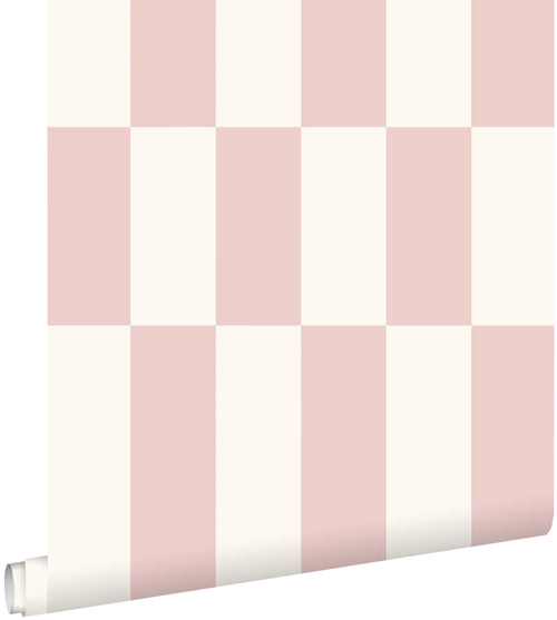 ESTAhome behang strepen licht roze - 50 x 900 cm - 132149