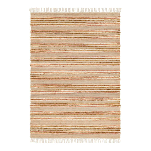 AFK Living vloerkleed Raj - handgemaakt - 60% handgekaarde wol, 30% jute, 10% katoen - 120 x 170 cm