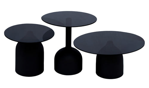 Brix bijzettafel Isa Black - 55cm - zwart
