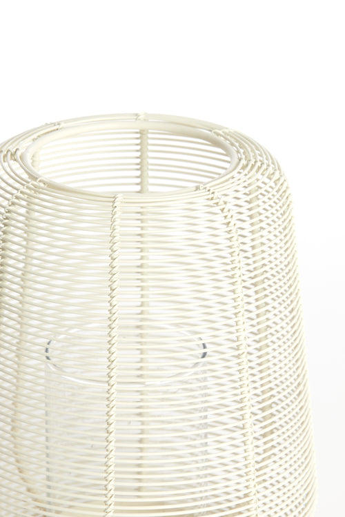 Light & Living windlicht ADETA - Ø18x21cm - wit - vtwonen shop