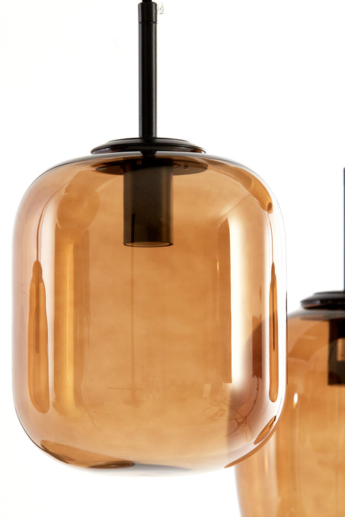 Light & Living hanglamp MEZZA - Ø45x23cm - bruin - vtwonen shop