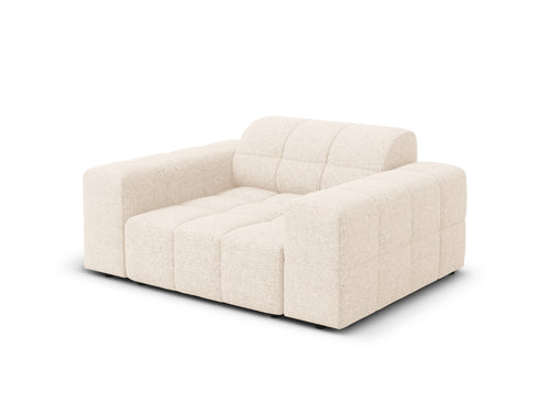 Cosmopolitan Design Fauteuil Chicago chenille lichtbeige - 102x132x78cm