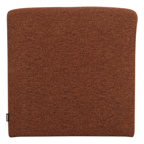 WOOOD eetbank 84 cm rugleuning Mojo Base - Bouclé - Roestbruin - 83x84x76