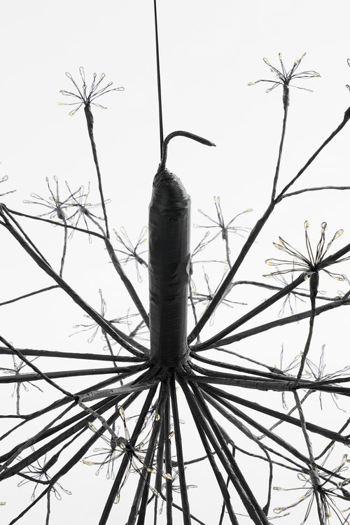 Luca Lighting Kerstverlichting Bal met Warm Witte LED Lampjes - Ø50 cm - Zwart - vtwonen shop