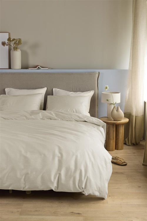 Beddinghouse Jula dekbedovertrek - Effen - Tweepersoons - 200x200/220 - Sand - vtwonen shop