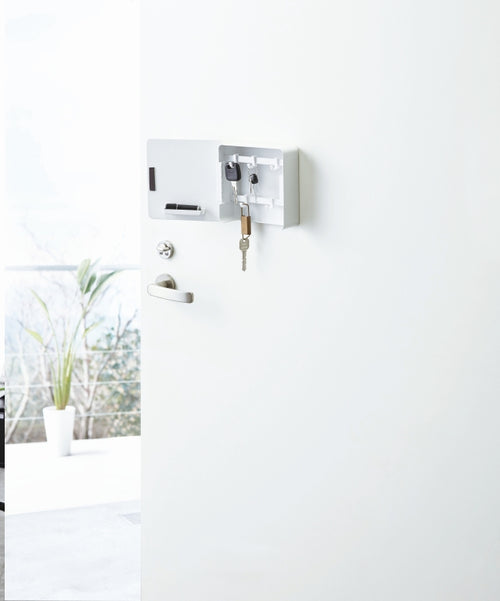 Yamazaki Magnetisch Sleutelkastje - Tower - Wit