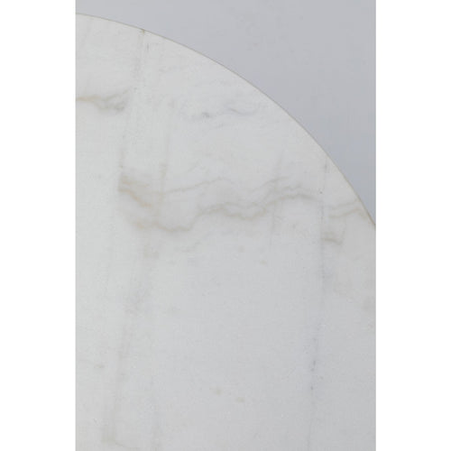 Kare Design Eettafel Bistrot rond Ø60cm wit marmer - vtwonen shop