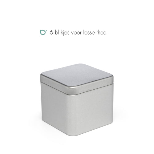 Bredemeijer - Theedoos + 6 blikjes bamboe zwart - vtwonen shop