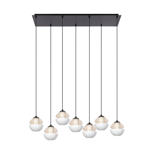 Atmooz hanglamp Reese 7 - wit - 95 x 32 x H 115 cm - G9