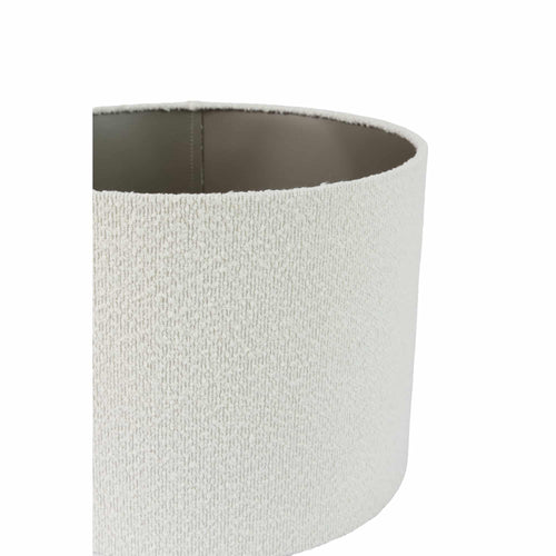 Light & Living lampenkap Boucle - wit - Ø40cm