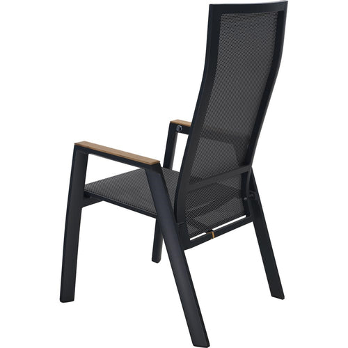Lesli Living bistrostoel Amir - zwart - 59,5x70x112cm