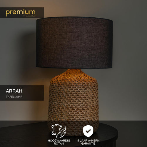 Lucide tafellamp ARRAH - 1xE27 - Naturel