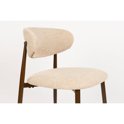 Housecraft Living Noor Eetkamerstoelen Beige - Set van 4