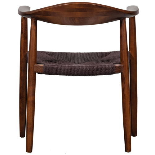vtwonen eetkamerstoelen Embrace - Hout - Donkerbruin - Set van 2 - vtwonen shop