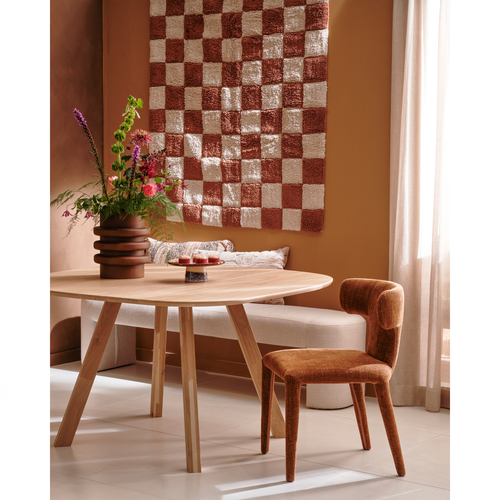 WOOOD tafelblad incl. 3-stand poot Combi-Tablo - Eiken - 75x130x130 - vtwonen shop