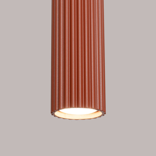 Sollux Lighting Hanglamp KARBON 3L rood oker - 45x6,5x98cm