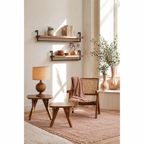 Light & Living wandplank Maddison - bruin - 100x15x24cm