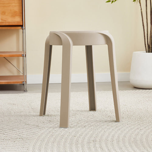 Home Deluxe | Kruk NIVO - Beige, set van 10 | Stapelbaar