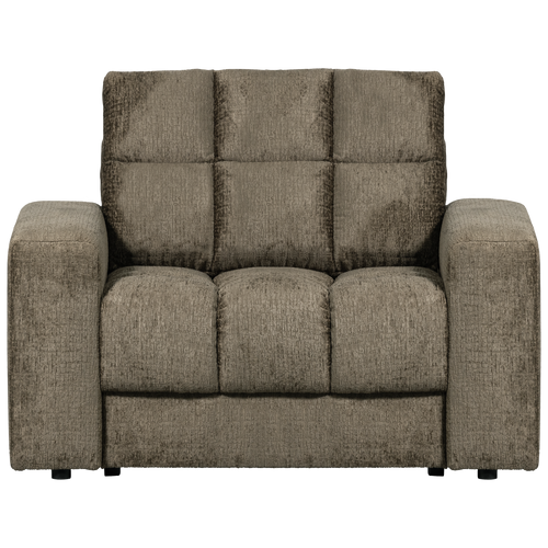 WOOOD fauteuil Second Date - Structure Velvet - Bonsai - 78x103x99 - vtwonen shop