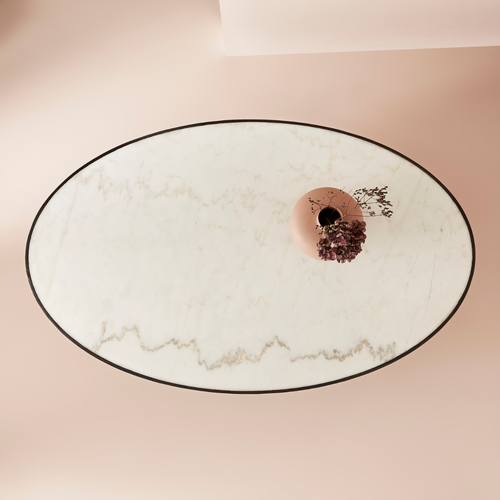 Signature - TULIPE Salontafel - Wit - 80x130x44 cm