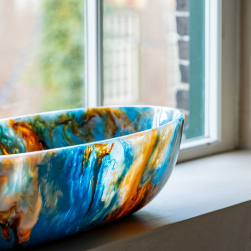 Brût Homeware | Schaal XXL | Fruitschaal | Pavone | Rivier