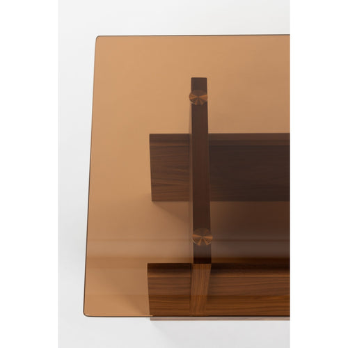 Dutchbone Lucifer Salontafel Walnootfineer - Bruin