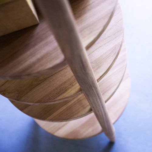 Tikamoon Massief teakhouten kolomkast - Naturel