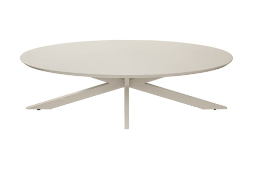 DÉJA Living Salontafel Gimo - Ovaal - Beige - 120x55 cm
