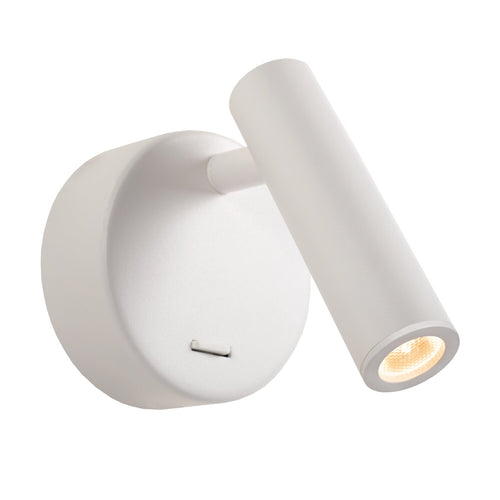 Atmooz wandlamp Pino - wit - 9 x 8,5 x H 9 cm - geïntegreerde led