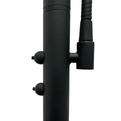 Artdelight vloerlamp Riva - 2 lichts - 45  x 180   cm - zwart - vtwonen shop