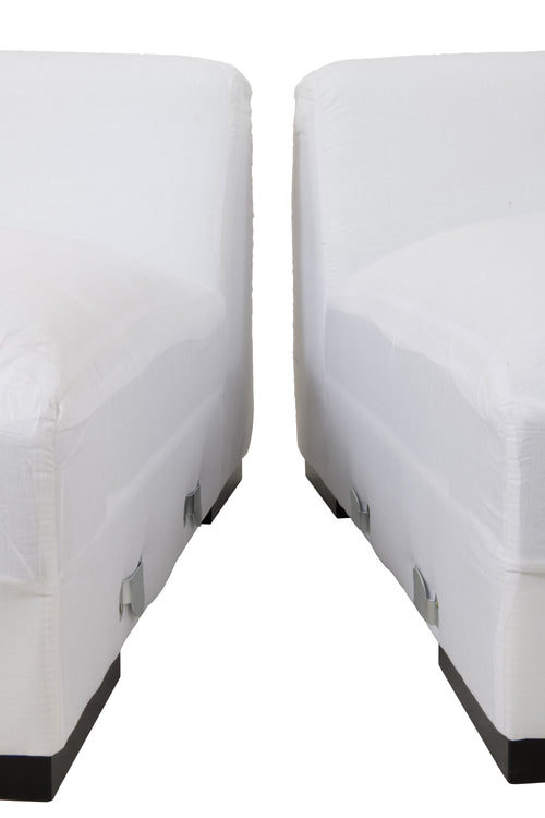 J-Line onderstel Zetel + 9 Kussens Monaco Xl - textiel - wit - vtwonen shop