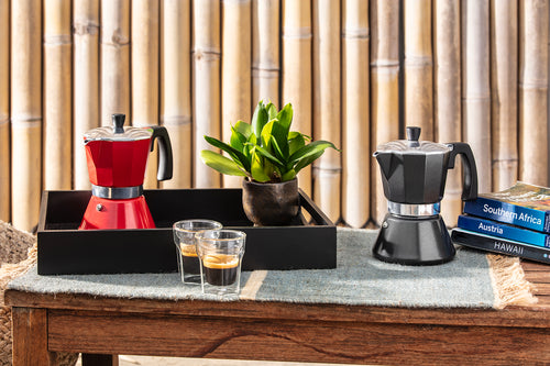 Leopold Vienna - Espressomaker Tivoli - 6-kops - Zwart - vtwonen shop