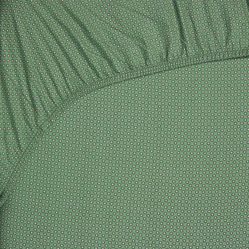 Pip Studio  Twinkle Star Fitted Sheet - 160 x 200 cm Pocket depth: 35 cm - Midden groen