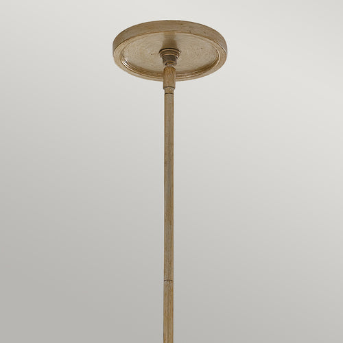 Elstead Arabesque - Cilindrische hanglamp blad zilver, 4 lichtbronnen, E27
