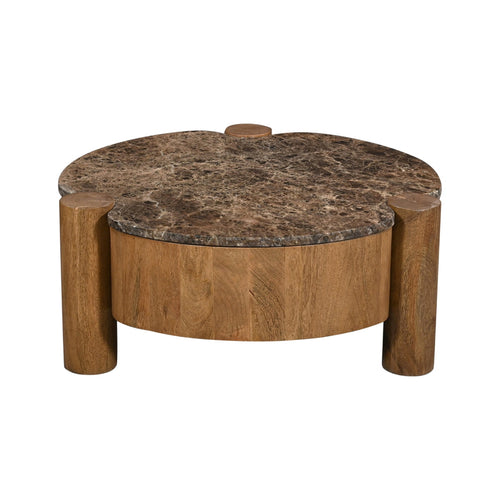 Giga Meubel Salontafel Maeve - Rond - Marmer - 75cm - vtwonen shop