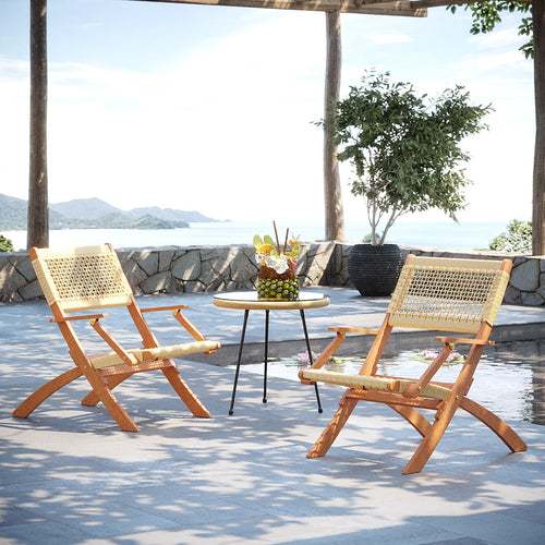 Kare Design Tuin Bijzettafel Acapulco natuur