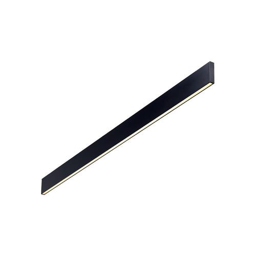 Decoratieve Lineair Geïntegreerde LED Wandlamp Zwart, 4000K